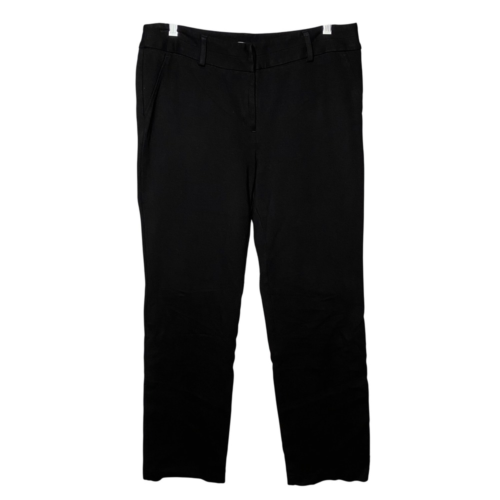 Chico's Black‎ Straight Leg Stretch Trousers Size 1.5 (Size 10) Capsule Workwear